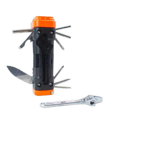 Linterna Multifuncional 13 en 1 Recargable LED Camping Emergencias Super Resistente