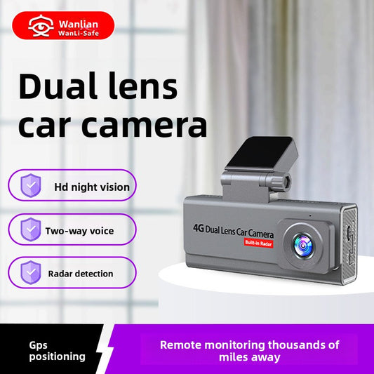 Camara GPS 4G para Carro con Alarma de Colision y Grabacion HD