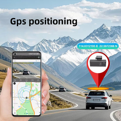 Camara GPS 4G para Carro con Alarma de Colision y Grabacion HD