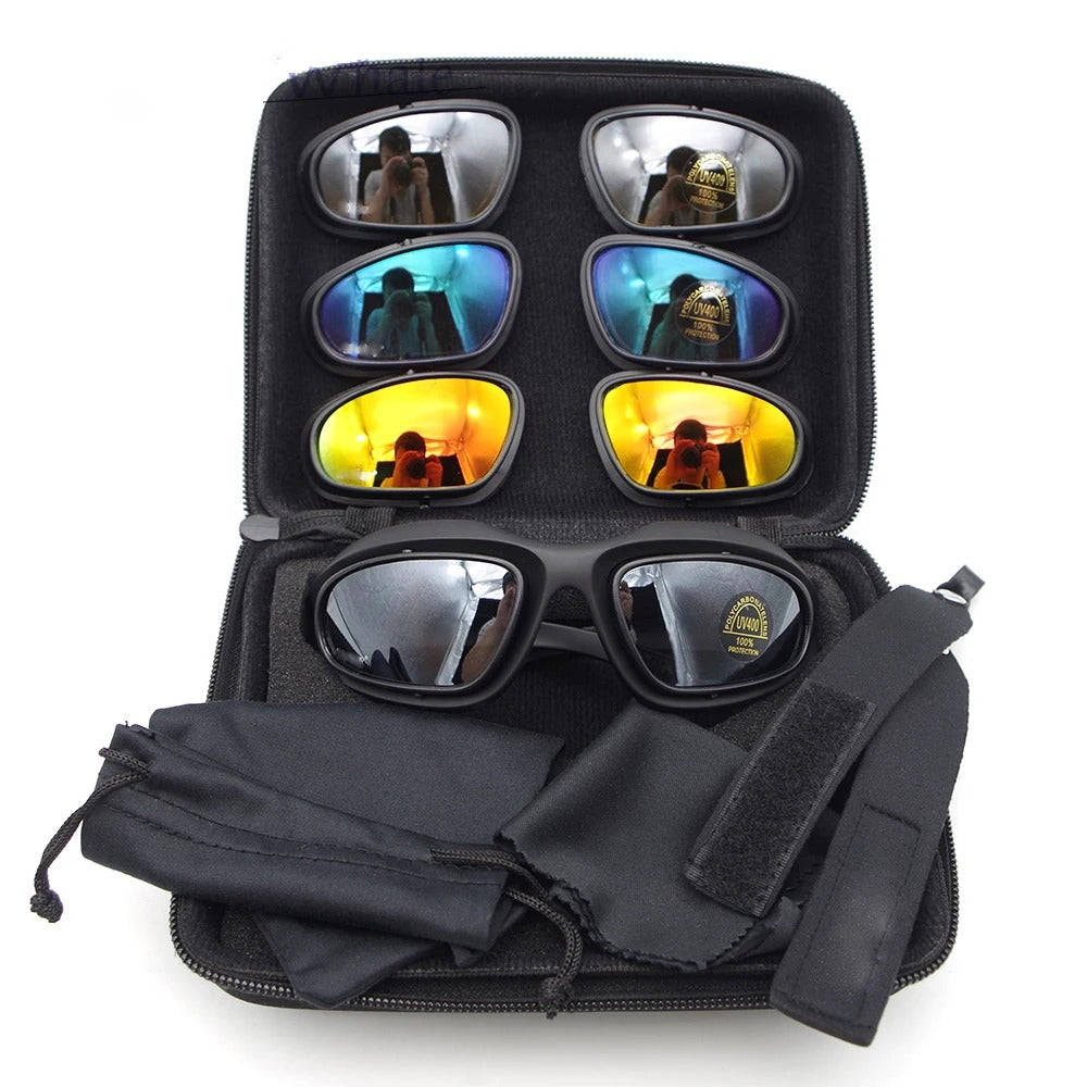 ProShield Rider™ — Gafas Polarizadas para todo uso con Lentes Intercambiables